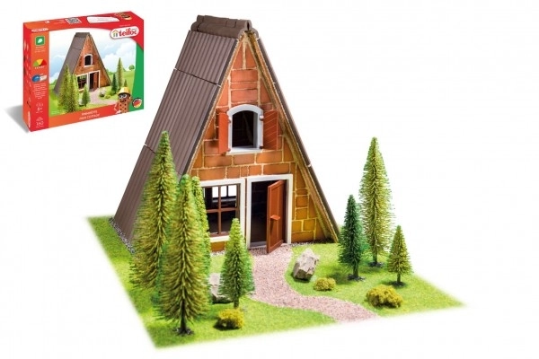 Teifoc-Baukasten Finnische Hütte 160 Stk. in Schachtel 35x29x8 cm