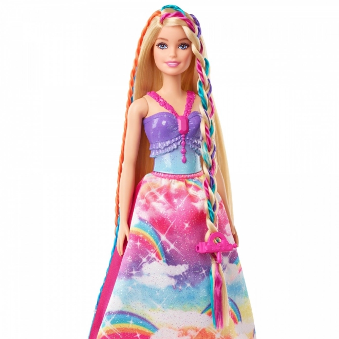 Barbie Prinzessin mit gedrehten Strähnen
