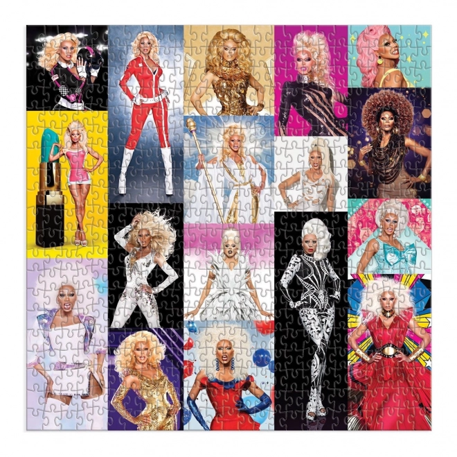 Quadratisches Puzzle RuPaul's Drag Race 500 Teile