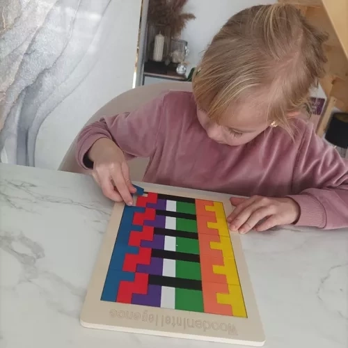 Holzpuzzle für Kinder