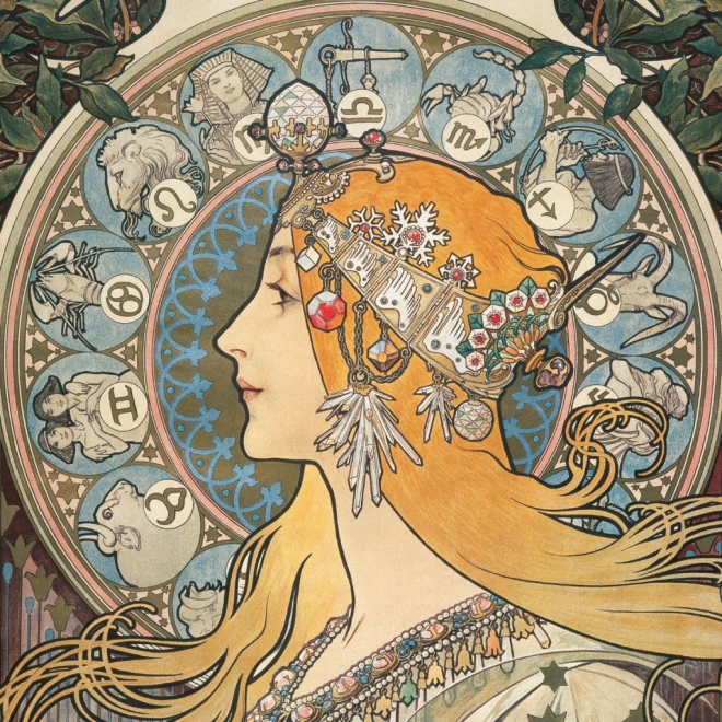 Notizkalender Alfons Mucha 2025