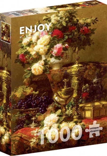 Enjoy Puzzle Jean-Baptiste Robie: Blumen und Früchte 1000 Teile