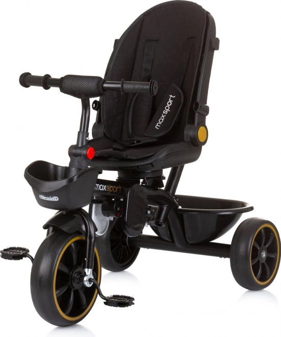 CHIPOLINO Dreirad mit Verdeck Max Sport 2in1 – Obsidian