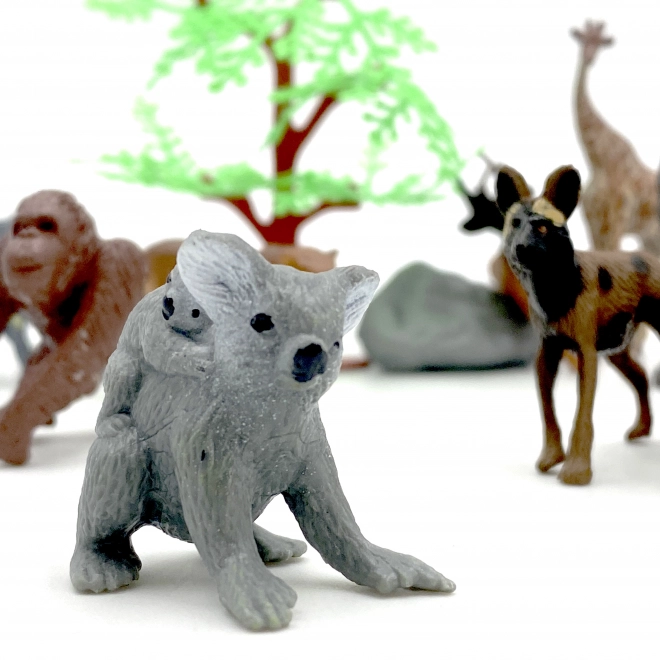 Woopie Set Wildtiere Spielfiguren 15 Stück