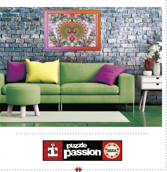 India Pfau Puzzle 1500 Teile