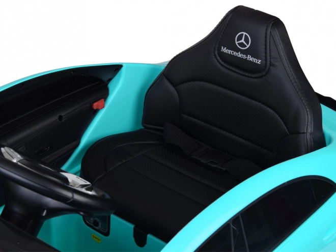 Elektrisches Kinderauto Mercedes AMG CLA 45s mit Schaukelerlebnis – Blau