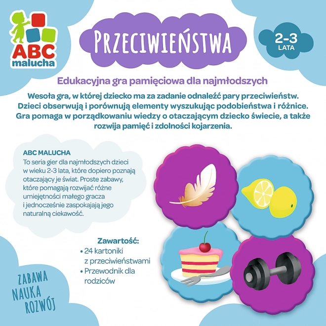 Trefl Lernspiel Gegensätze ABC Malucha für Kleinkinder