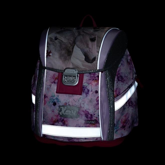 Oxybag Schulset 3-teilig Premium Light Pferd Romantic