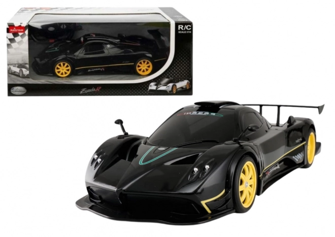 Ferngesteuertes Sportauto Pagani Zonda Schwarz im Maßstab 1:14