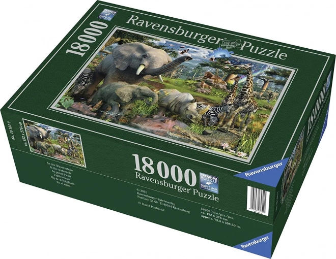 Ravensburger Puzzle Tiere an der Wasserquelle 18000 Teile