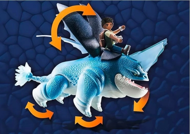 Playmobil Drachen Set Plowhorn & D'Angelo