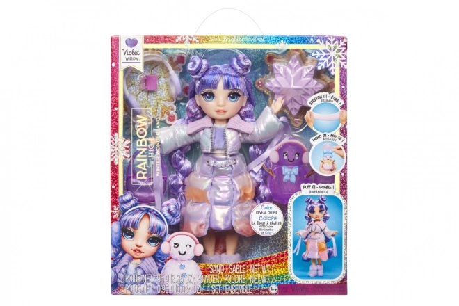 Rainbow High Winter Modepuppe - Violett