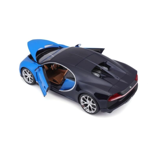 Bburago Bugatti Chiron Modellauto Blau/Blau