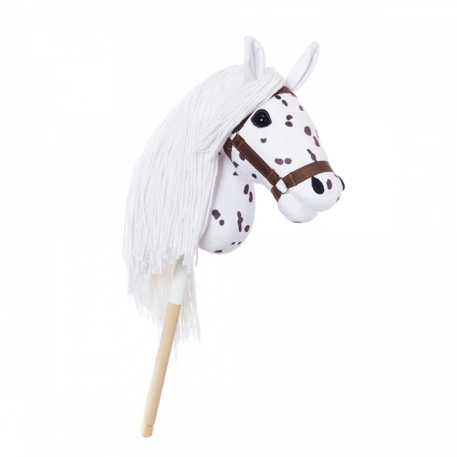 Steckenpferd Hobby Horse aus der HOPPIHORSE Sport Edition in der Farbe weißer Leopard