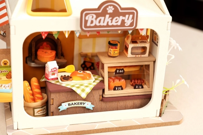 Medvídkovo Bäckerei Miniatur-Holzbausatz von RoboTime