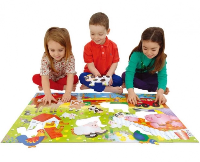 Riesenbodenpuzzle Bauernhof 30 Teile