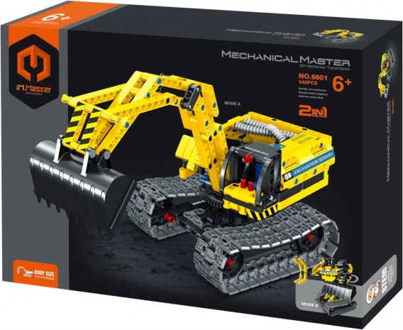 Konstruktionsspiel iM.MASTER Bagger/Roboter 2-in-1, 342 Teile