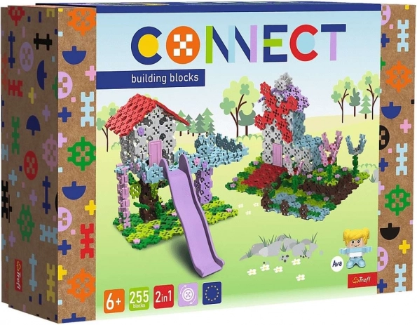 Bauset 2-in-1 Baumhaus / Windmühle Trefl Connect (255 Teile)