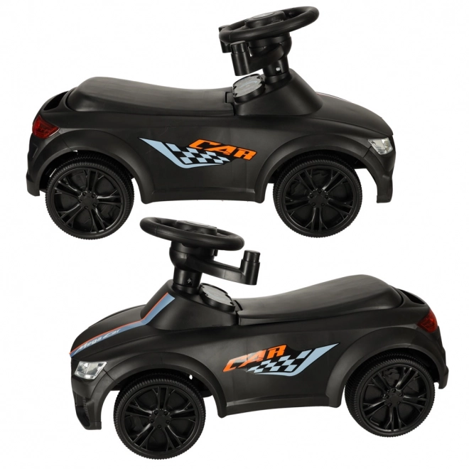 3-in-1 Rutscherauto mit Geräuschen und Lichtern Schwarz