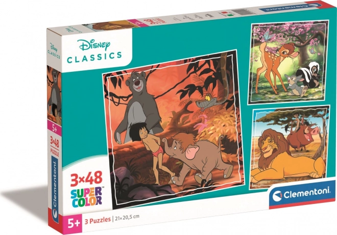 Clementoni Disney Klassiker Puzzle 3x48 Teile