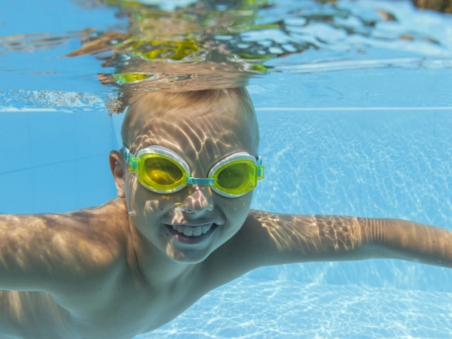 Bestway Schwimmbrille für Kinder ab 7 Jahren – Gelb