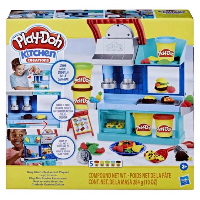 Play-Doh Restaurant des beschäftigten Chefkochs