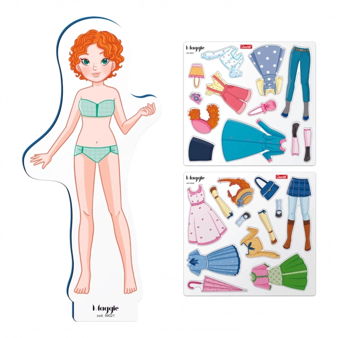 Magnetische Modepuppen - Maggie Spielset