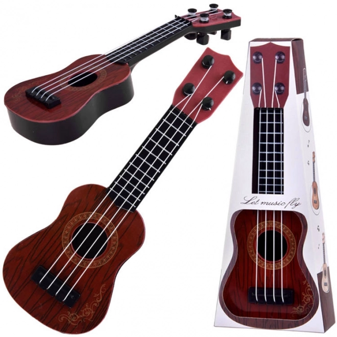 Mini-Ukulele für Kinder 25 cm – dunkelbraun