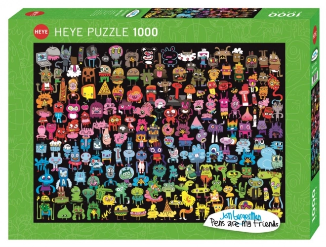 Puzzle Heye Regenbogen Doodle