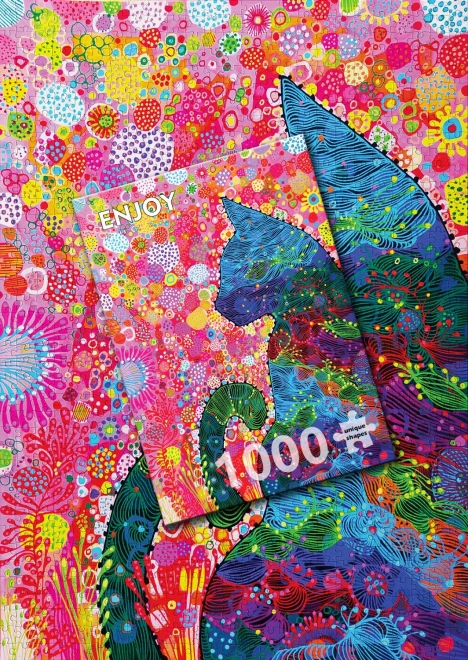 Puzzle Nachdenkliche Katze 1000 Teile