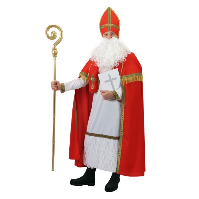 Exklusiv Kostüm Sankt Nikolaus für Erwachsene