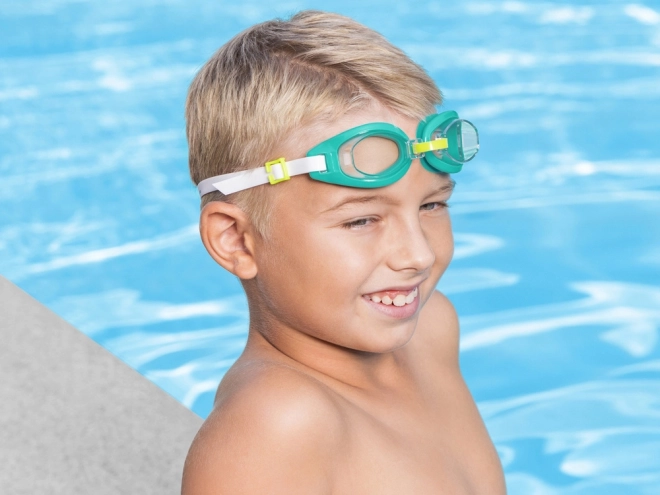 Aqua Burst Schwimmbrille für Kinder – grün