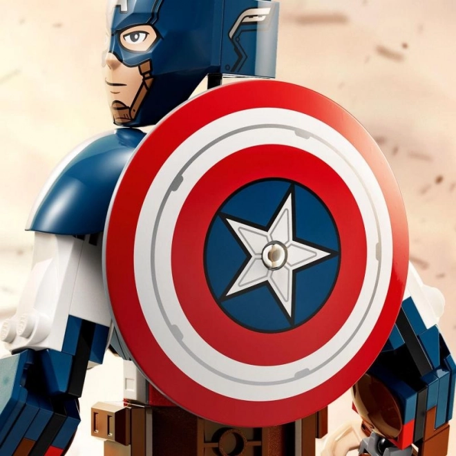 Sammelbare LEGO Figur: Captain America