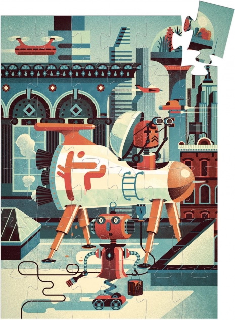 Puzzle Roboter 36 Teile DJECO