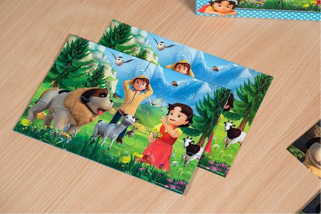 Ravensburger Puzzle Heidi: Gemeinsam Zeit in den Bergen