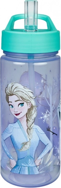 Kinderflasche Die Eiskönigin mit Strohhalm