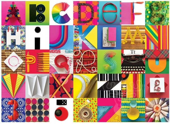 Puzzle Cobble Hill gefundene Alphabet 1000 Teile