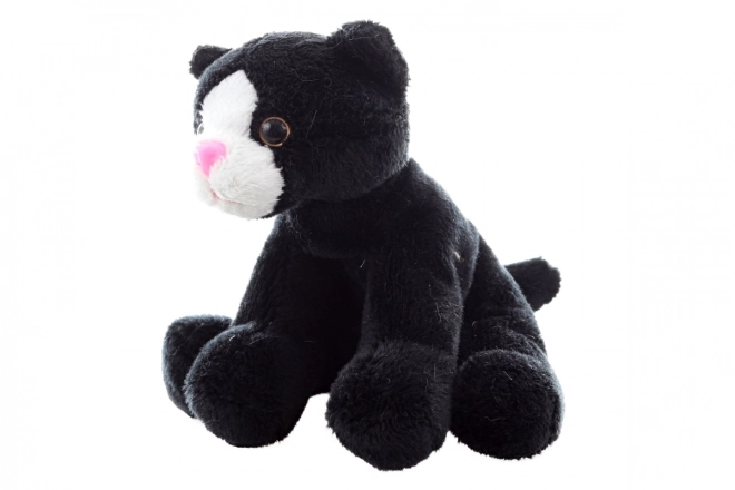 Kuschelkatze Schwarz 14 cm