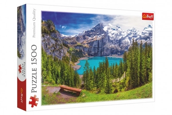 Puzzle Oeschinensee Alpen Schweiz 1500 Teile