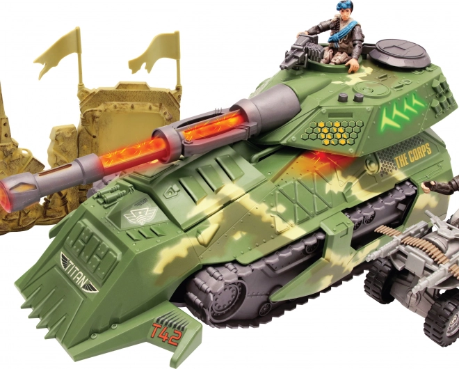 The Corps Panzer Titan mit Soldaten 39 cm