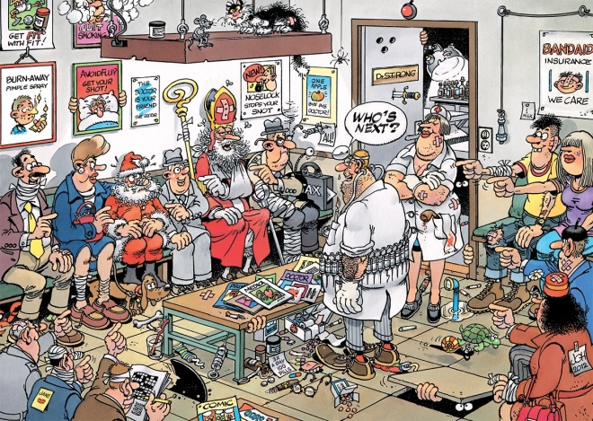 Jumbo Puzzle Jan van Haasteren Wer ist an der Reihe? 500 Teile