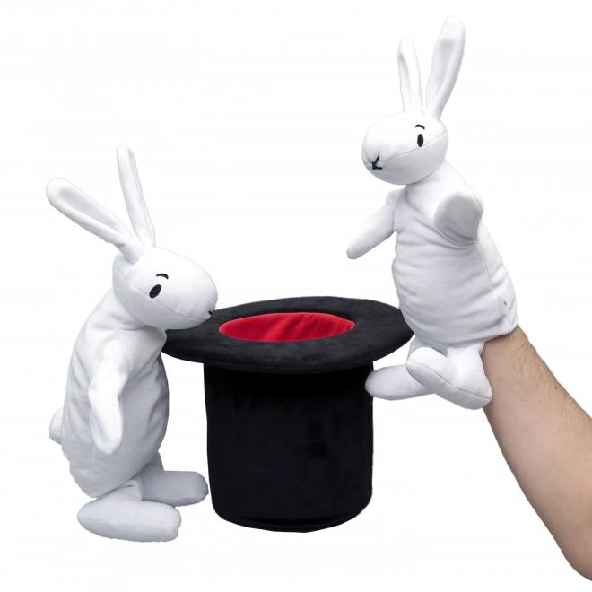 Bob und Bobek im Hut Plüschtier Handpuppen Set