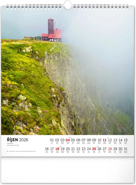 Wandkalender Krkonoše 2026