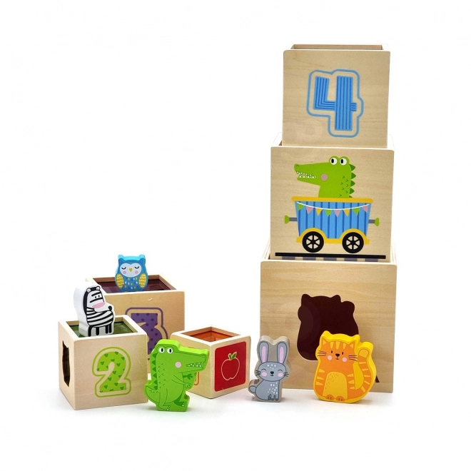 Holz Stapelwürfel für Kinder
