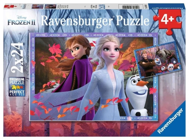 Disney Die Eiskönigin 2 Puzzle 2x24 Teile