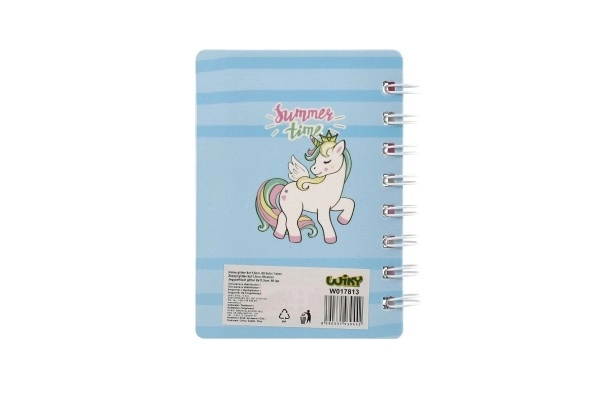 Notizbuch Einhorn mit Glitzer