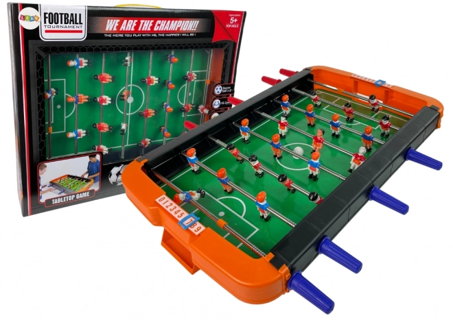 Tischfußballspiel Fußball Kicker Tischspiel Orange