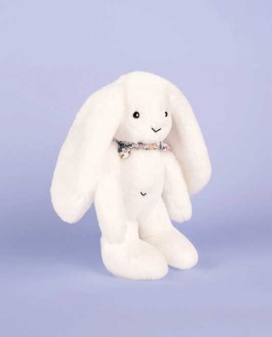 Doudou Plüschtier Hase mit Halstuch weiß 35 cm