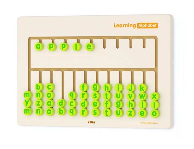Interaktives Lernen mit beweglichen Buchstaben