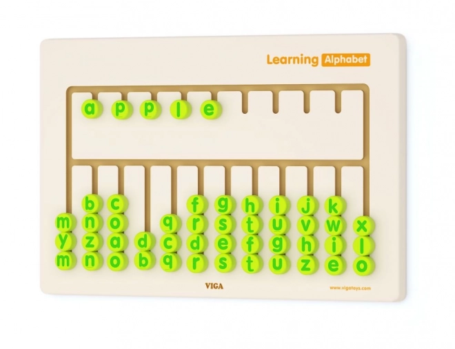 Sensorische Lerntafel Alphabet von Viga Toys